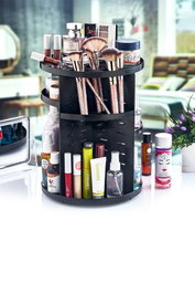 Hermia Organizador de Maquillaje Negro